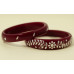 Crimson Leaf Elegance Bangles