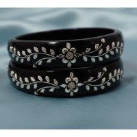 Crimson Floral Heritage Kada