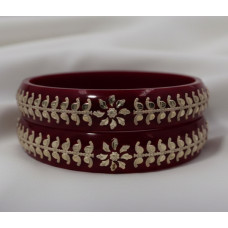 Royal Ruby Bloom Bangles