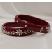 Scarlet Charm Handcrafted Bangles