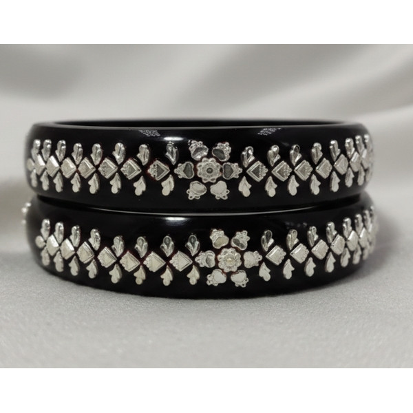 Royal Red Silver Accent Bracelets