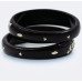 Noir Elegance Inlay Bracelet Set