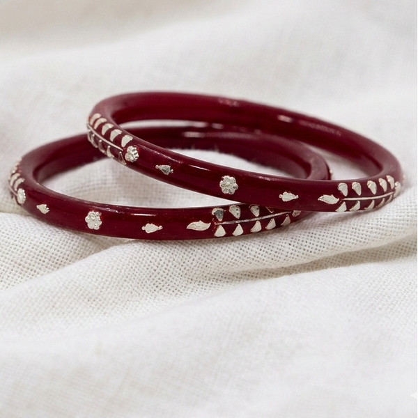 Elegant Vine Design Bangles