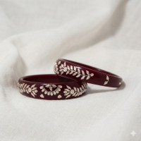 Modern Check Pattern Ring