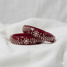 Designer Red Chooda Bangle