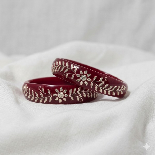 Designer Red Chooda Bangle
