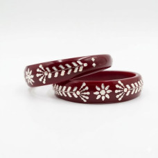 Classic Rani Red Bangle Set