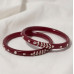 Royal Maroon Floral Lac Bangle