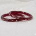 Crimson Vanya Floral Bangles