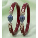 Red Leaf Design Bangles