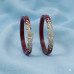 Royal Blossom Maroon Bangles