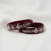 Regal Leafwork Maroon Bangle