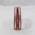 Classic Handmade Maroon Lac Bangle Set