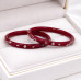 Ruby Blossom Designer Bangles