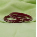 raditional Maroon Pearl Vine Bangles