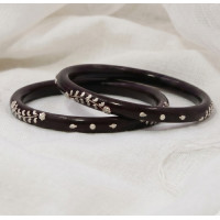 Shahi Red Floral Kada Set