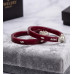 Royal Crimson Crystal Bangles