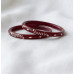Elegant Red Pattern Bangles