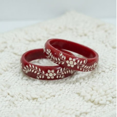 Ruby Petal Designer Bangles