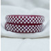 Vintage Maroon Beaded Wristlet