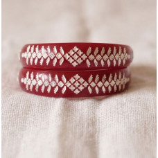 Royal Red Ethnic Fusion Bracelet