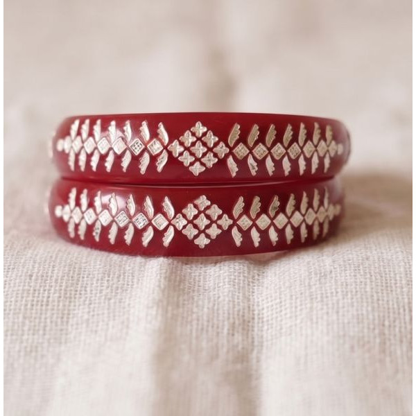 Royal Red Ethnic Fusion Bracelet