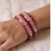 Royal Red Ethnic Fusion Bracelet