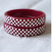 Silver Accent Crimson Band