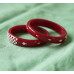 Silver Accent Crimson Band