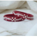 Crimson Bloom Bangles