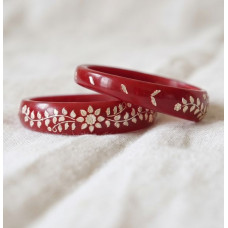 Crimson Bloom Bangle
