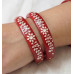 Crimson Bloom Bangle