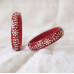 Crimson Bloom Bangle