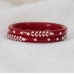 Crimson Elegance Bangles