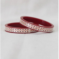 Ruby Glow Traditional Kada Set pola