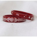 Scarlet Elegance Handcrafted Bangles
