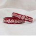 Scarlet Elegance Handcrafted Bangles