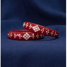Royal Vermilion Classic Bangles