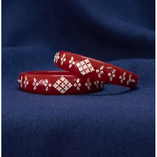 Royal Vermilion Classic Bangles
