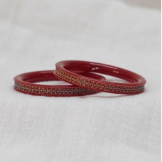 Regal Red Filigree Bracelet
