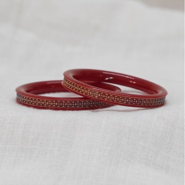 Regal Red Filigree Bracelet