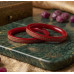 Regal Red Filigree Bracelet