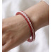 Crimson Vine Silver Inlay Kada