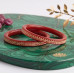Scarlet Shine Slim Bangles