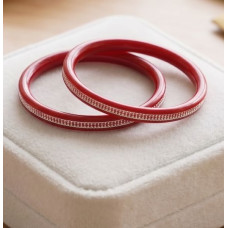 Ruby Glow Designer Bangles
