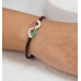 Tricolor Unity Loop Bracelet