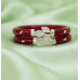 Crimson Bloom Silver Kada