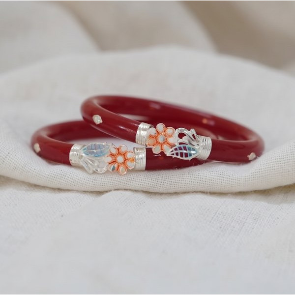 Classic Bloom Enamel Cuff