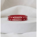 Ruby Vine Artisan Bangle