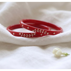 Red Aura Designer Bangle